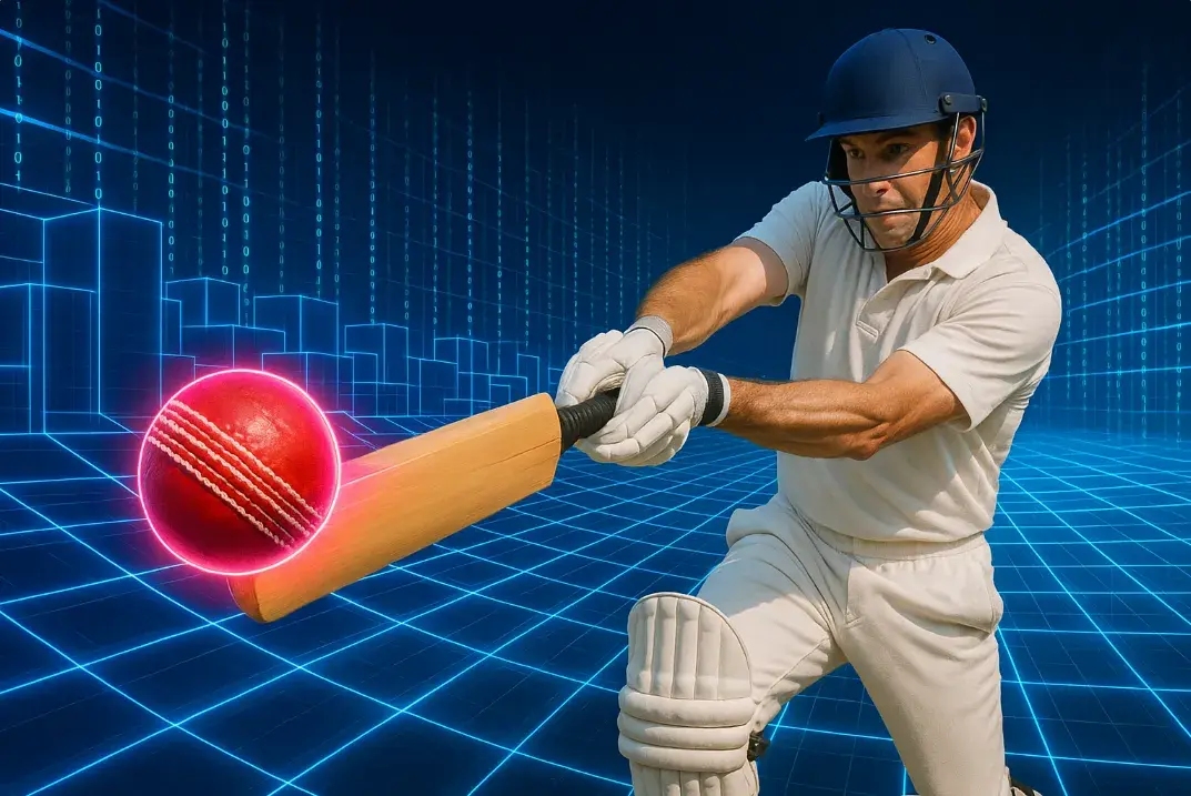 Well oiled cricket bat shoots into the digital world